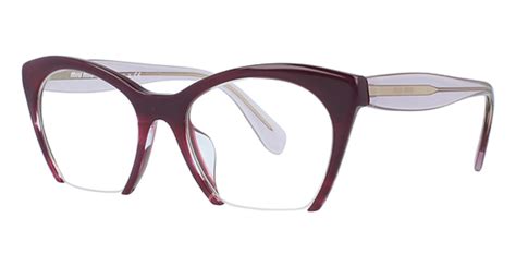 MU 03QVA Eyeglasses Frames by Miu Miu